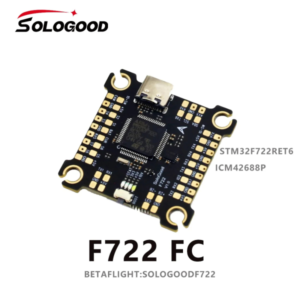 Стек SoloGood F722 Stack 60A 4in1 ESC 30x30mm 2-6S - фото №2