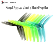 Пропелери 5 дюймів iFlight Nazgul F5 Tri-blade, комплект 2 пари CW/CCW (Сірі) - фото №1