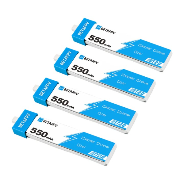 Акумуляторна батарея BETAFPV BT2.0 550mAh 1S Battery (4 шт) - фото №2