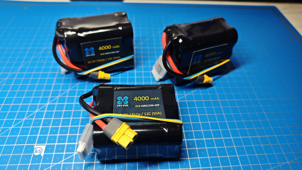 Акумуляторна батарея для FPV дрона 4000 mAh 6s1p 50A на оригінальних EVE INR21700-40P - фото №5