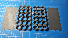 Холдер для збирання батареї 6s3p 21700 з захисними панелями - фото