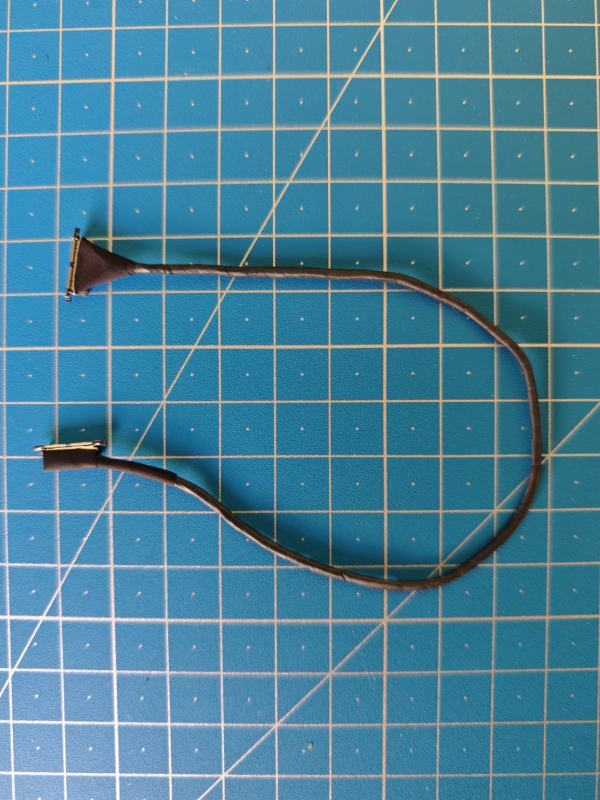 Коаксіальний кабель для цифрової відеосистеми дрона DJI O4 - O4 Pro Air Unit (200 мм, Straight-to-Right-Angle) - фото №2