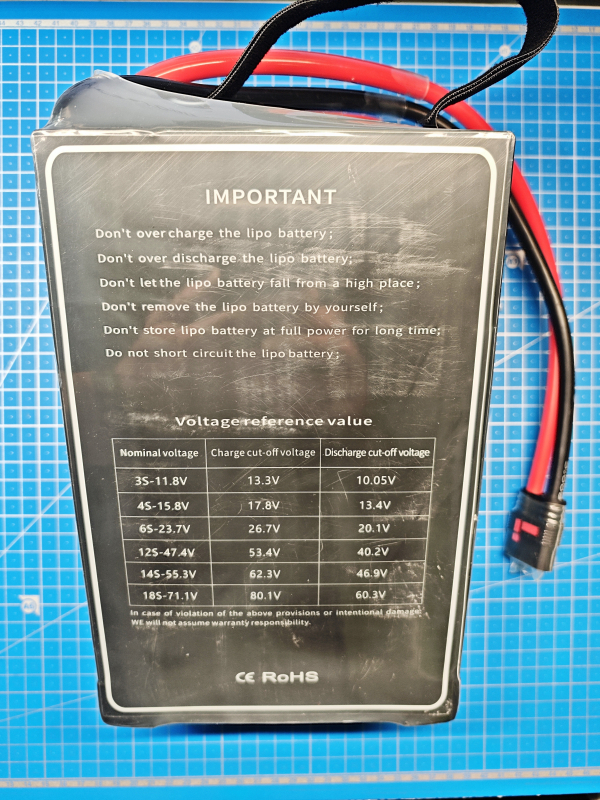 Акумуляторна батарея ZYE 66000mAh HV Solid State (6S, QS8-S) - фото №2