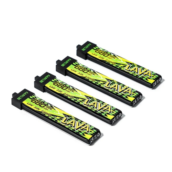 Акумуляторна батарея BETAFPV LAVA II 1S Battery 680mAh (4 шт) - фото №2
