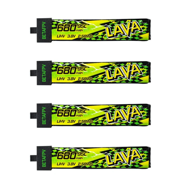 Акумуляторна батарея BETAFPV LAVA II 1S Battery 680mAh (4 шт) - фото №3