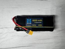 Акумуляторна батарея для FPV дрона 8000 mAh 6s2p 100A на оригінальних EVE INR21700-40P - фото
