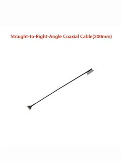 Коаксіальний кабель для цифрової відеосистеми дрона DJI O4 - O4 Pro Air Unit (200 мм, Straight-to-Right-Angle) - фото