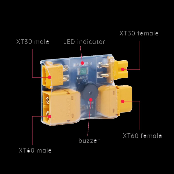 Запобіжник КЗ для дрона iFlight XT30/XT60  Smart Smoke Stopper (2-8S) - фото №5