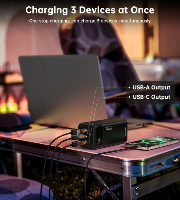 Павербанк CHOETECH B733 / 50000 mAh / 65W - фото №5